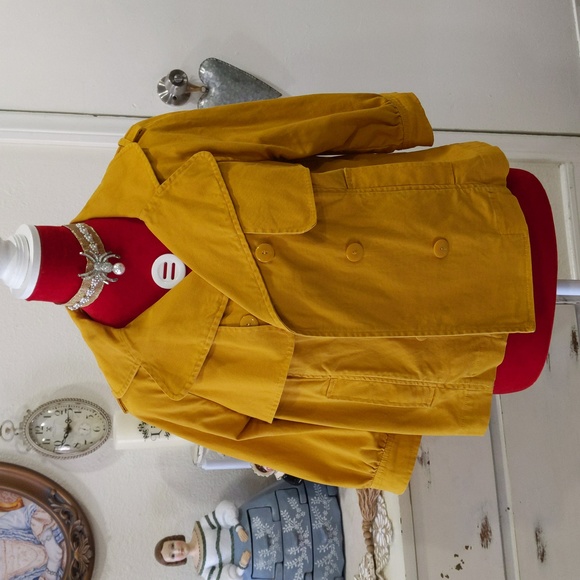 PIPER & BLUE Cropped Trench Coat - Picture 1 of 14